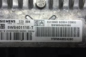 БЛОК УПРАВЛЕНИЯ CITROEN PEUGEOT 5WS40111E-T SW9654925380