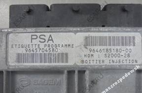 БЛОК УПРАВЛЕНИЯ CITROEN PEUGEOT 9645704580 9646185180-00