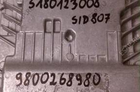 БЛОК УПРАВЛЕНИЯ CITROEN PEUGEOT S180123008 SID807