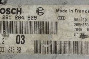 БЛОК УПРАВЛЕНИЯ   CITROEN SAXO 0261204929