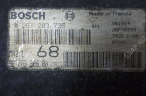 БЛОК УПРАВЛЕНИЯ   CITROEN SAXO 1.1 0261203736