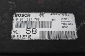 БЛОК УПРАВЛЕНИЯ   CITROEN SAXO 1.1 0261204788