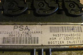 БЛОК УПРАВЛЕНИЯ CITROEN SAXO 1.4 9641231880 S2000-26
