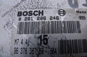 БЛОК УПРАВЛЕНИЯ CITROEN SAXO   BOSCH 0261206246