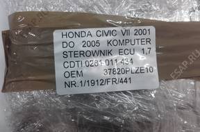 БЛОК УПРАВЛЕНИЯ CIVIC VII 01 05   ECU 0281011434