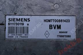 БЛОК УПРАВЛЕНИЯ CLIO 1.2 S111730119B HOM7700861423