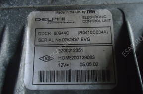 БЛОК УПРАВЛЕНИЯ CLIO 1.5 DCI 8200212351