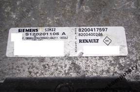 БЛОК УПРАВЛЕНИЯ CLIO sim32 s120201105a 8200417597 БЕЗ КОДА