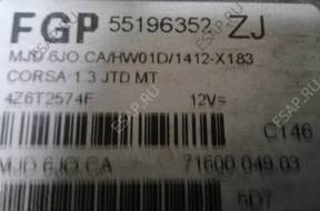 БЛОК УПРАВЛЕНИЯ   CORSA C 1.3 CDTI 55196352ZJ