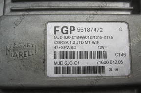 БЛОК УПРАВЛЕНИЯ   CORSA C 1.3 JTD CDTI 55187472