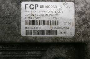 БЛОК УПРАВЛЕНИЯ CORSA COMBO 1.3 CDTI NR 551900069 FGP WJ