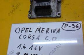 БЛОК УПРАВЛЕНИЯ   CORSA MERIVA 1,4 16V 0261208253