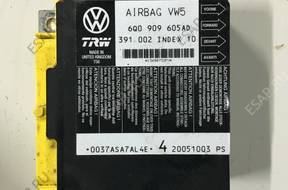 БЛОК УПРАВЛЕНИЯ ДАТЧИК AIRBAG AIRBAG VW 6Q0909605AD/R