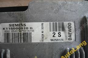 БЛОК УПРАВЛЕНИЯ DEAEWOO MATIZ K 115000010 G
