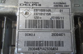 БЛОК УПРАВЛЕНИЯ DELPHI MEGANE III 1.5DCI 237100914 год,  715 год,