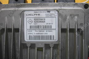 БЛОК УПРАВЛЕНИЯ Delphi-Renault Scenic 1.5dci; 2003 год.