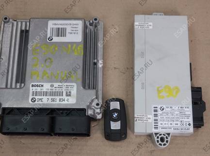 Dme блок bmw e90 где находится Блок управления ЭБУ () DME CAS 2 КЛЮЧ BMW e90 N46 купить: цена 46 961 руб. Прода