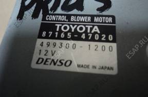 БЛОК УПРАВЛЕНИЯ dmuchawy TOYOTA PRIUS 87165-47020