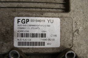 БЛОК УПРАВЛЕНИЯ do Opel Combo 1.3 2006 год