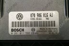 БЛОК УПРАВЛЕНИЯ   DO VW T5 2,5 TDI 070906016AJ