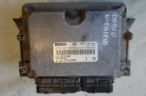 БЛОК УПРАВЛЕНИЯ DOBLO 1 9 JTD   ДВИГАТЕЛЬ  0281011557