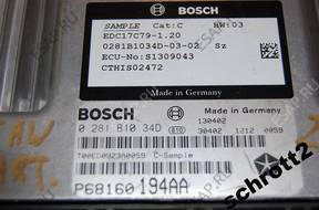 БЛОК УПРАВЛЕНИЯ   DUCATO 3.0  EDC17C79 0281B1034D