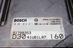 БЛОК УПРАВЛЕНИЯ DUCATO BOXER 51799353 0281014211 БЕЗ КОДА