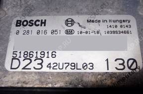 БЛОК УПРАВЛЕНИЯ DUCATO BOXER 51861916 0281016051 БЕЗ КОДА