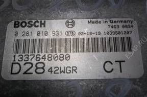 БЛОК УПРАВЛЕНИЯ   DUCATO BOXER JUMPER 0281010931