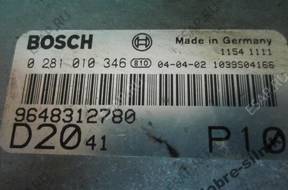 БЛОК УПРАВЛЕНИЯ   DUCATO JUMPER 2.2HDI 0281010346