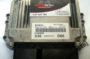 БЛОК УПРАВЛЕНИЯ DUCATO JUMPER BOXER 0281014733 51844046