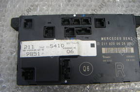 БЛОК УПРАВЛЕНИЯ ДВЕРИ mercedes w211 E-CLASS 2118200626