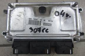 БЛОК УПРАВЛЕНИЯ ДВИГАТЕЛЬ 0261208301 PEUGEOT 307 1.6 16V 04 год,