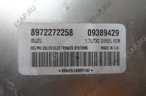 БЛОК УПРАВЛЕНИЯ ДВИГАТЕЛЬ OPEL 1.7 ISUZU 09389429 8972272258