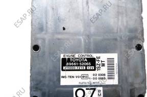 БЛОК УПРАВЛЕНИЯ ДВИГАТЕЛЬ TOYOTA YARIS 1.0 B 89661-52065