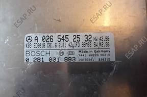 БЛОК УПРАВЛЕНИЯ ДВИГАТЕЛЕМ 0 281 001 883 A 026 545 2532