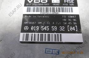 БЛОК УПРАВЛЕНИЯ ДВИГАТЕЛЕМ 0195455932 Mercedes E klasa 210