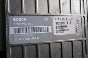 БЛОК УПРАВЛЕНИЯ ДВИГАТЕЛЕМ 0261200236 AUDI 80 B3 2.0 AAD