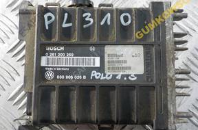 БЛОК УПРАВЛЕНИЯ ДВИГАТЕЛЕМ 0261200259 VW POLO II 1.3B
