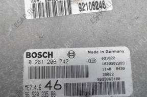 БЛОК УПРАВЛЕНИЯ ДВИГАТЕЛЕМ 0261206742 PEUGEOT 607 3.0 V6