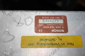 БЛОК УПРАВЛЕНИЯ ДВИГАТЕЛЕМ 0265103020 857907379B VW AUDI.
