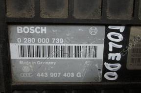 БЛОК УПРАВЛЕНИЯ ДВИГАТЕЛЕМ 0280000739 VW SEAT