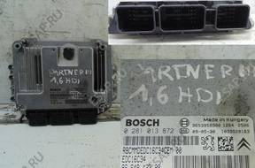 БЛОК УПРАВЛЕНИЯ ДВИГАТЕЛЕМ 028013872  PARTNER III 1.6 HDI