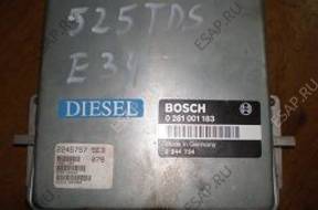 БЛОК УПРАВЛЕНИЯ   ДВИГАТЕЛЕМ 0281001183 BMW e34 e-34