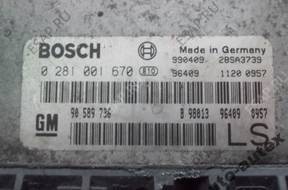 БЛОК УПРАВЛЕНИЯ ДВИГАТЕЛЕМ 0281001670 OPEL ASTRA II G 1.7DTL