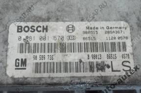 БЛОК УПРАВЛЕНИЯ ДВИГАТЕЛЕМ 0281001670LS ASTRA II G 1.7 DTL