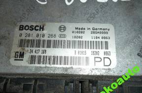 БЛОК УПРАВЛЕНИЯ ДВИГАТЕЛЕМ 0281010268 Opel Zafira A 2.0 DTI