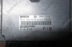 БЛОК УПРАВЛЕНИЯ ДВИГАТЕЛЕМ  0281010345 2,2 HDI