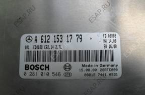 БЛОК УПРАВЛЕНИЯ ДВИГАТЕЛЕМ  0281010546 A6121531779