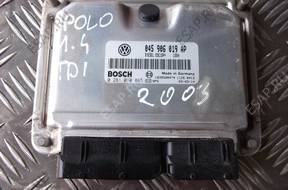 БЛОК УПРАВЛЕНИЯ ДВИГАТЕЛЕМ 0281010865 VW POLO IV 1.4 TDI